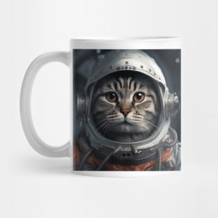 Astronaut Cat in Space - European Shorthair Mug